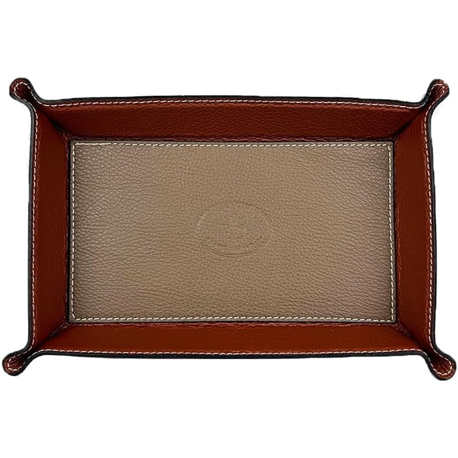 Large Leather Entrance Tray