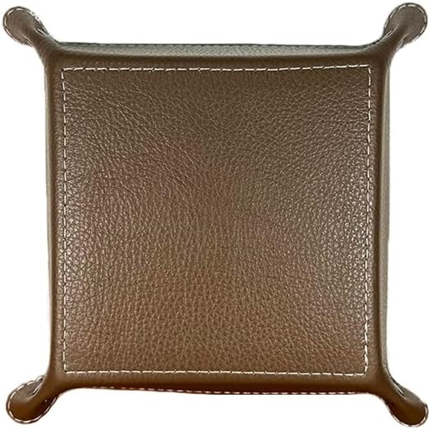 Square Genuine Leather Tray Organiser: image 4
