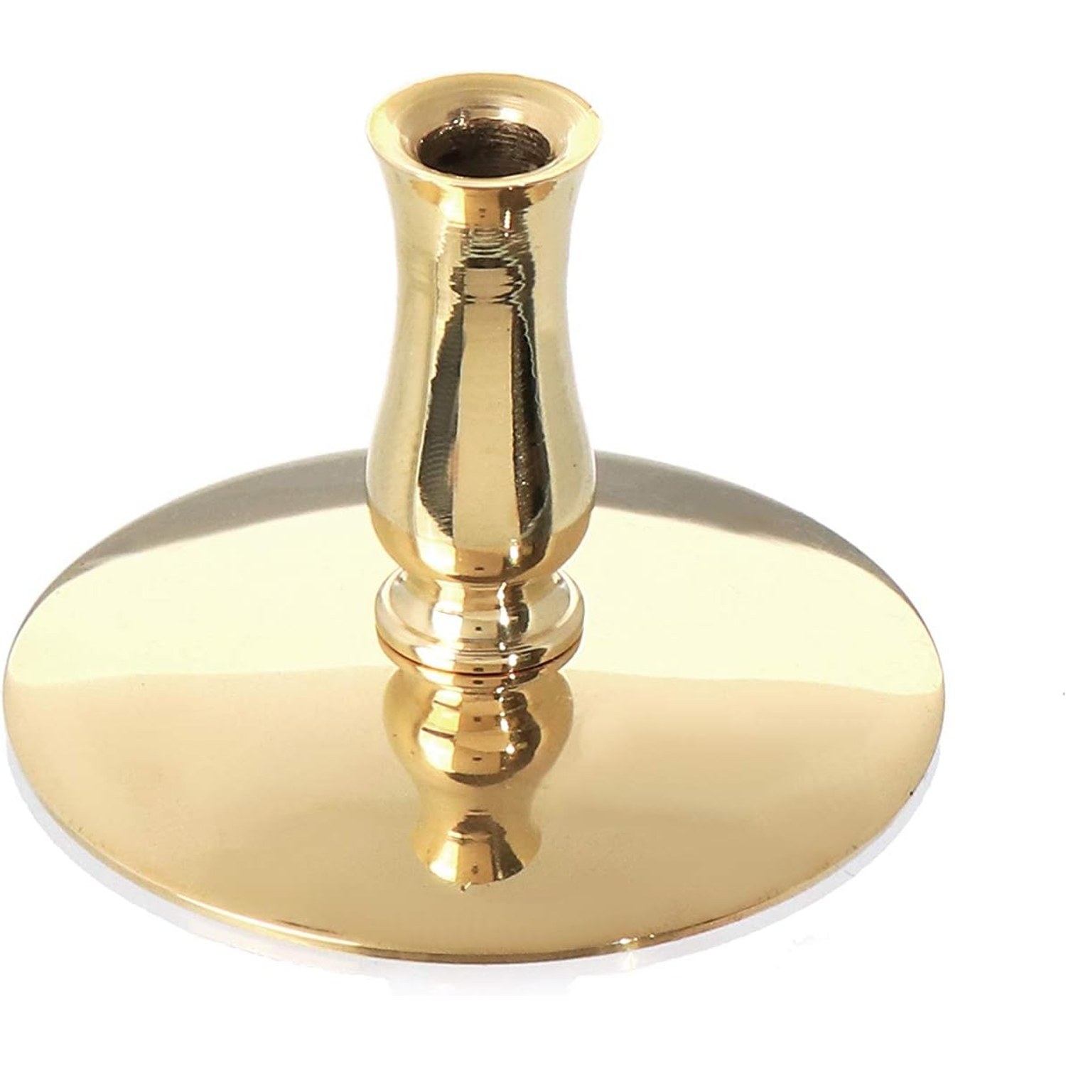 Brass Candle Holders Set of 3 for Thin Taper Candles: image 2