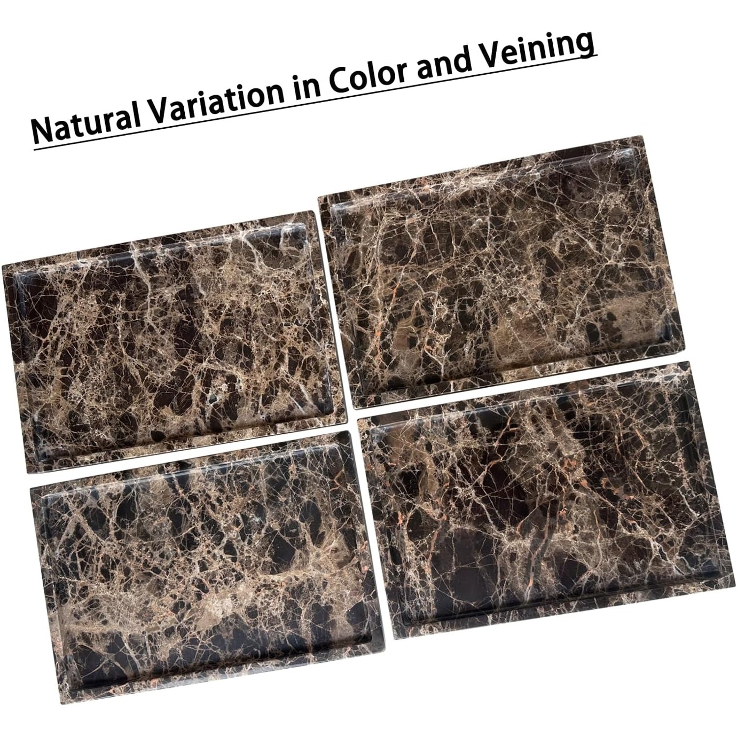 Dark Brown Marble Tray: image 5