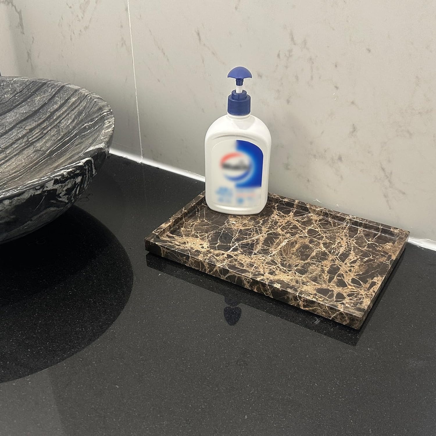Dark Brown Marble Tray: image 6