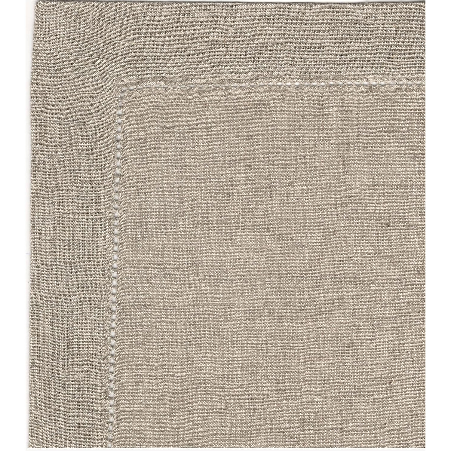 Natural Linen Napkins, Set of 12, detail view