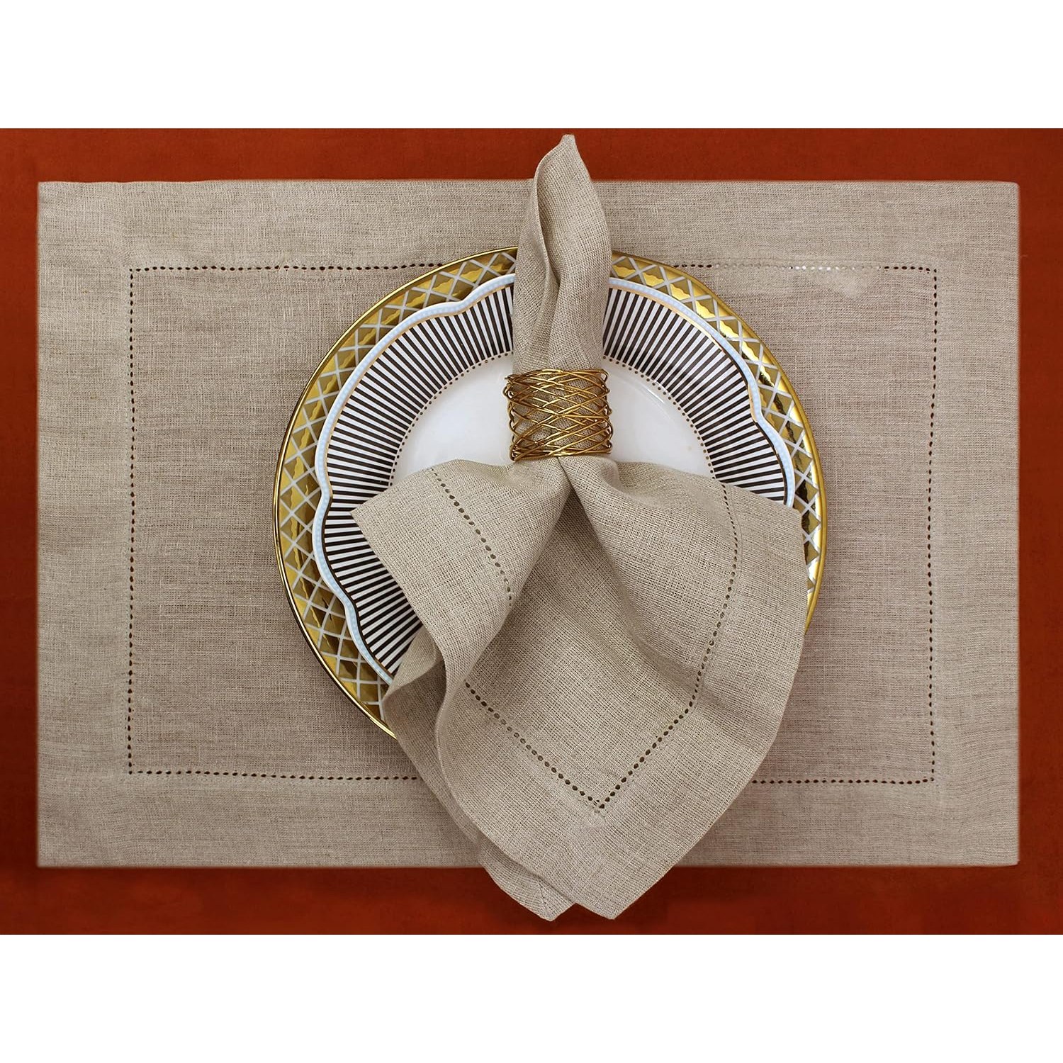 Natural Linen Napkins, Set of 12: image 4