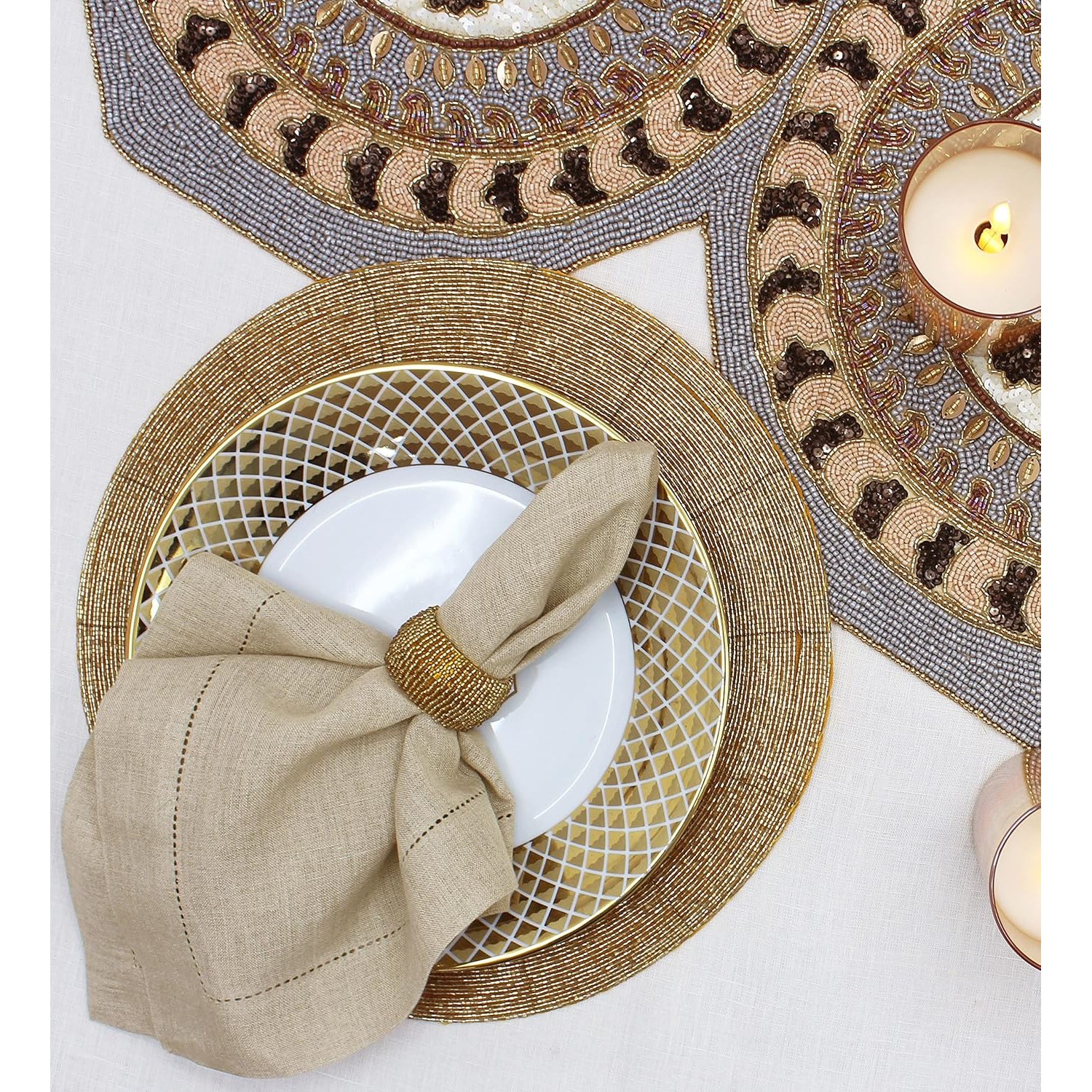 Natural Linen Napkins, Set of 12: image 6