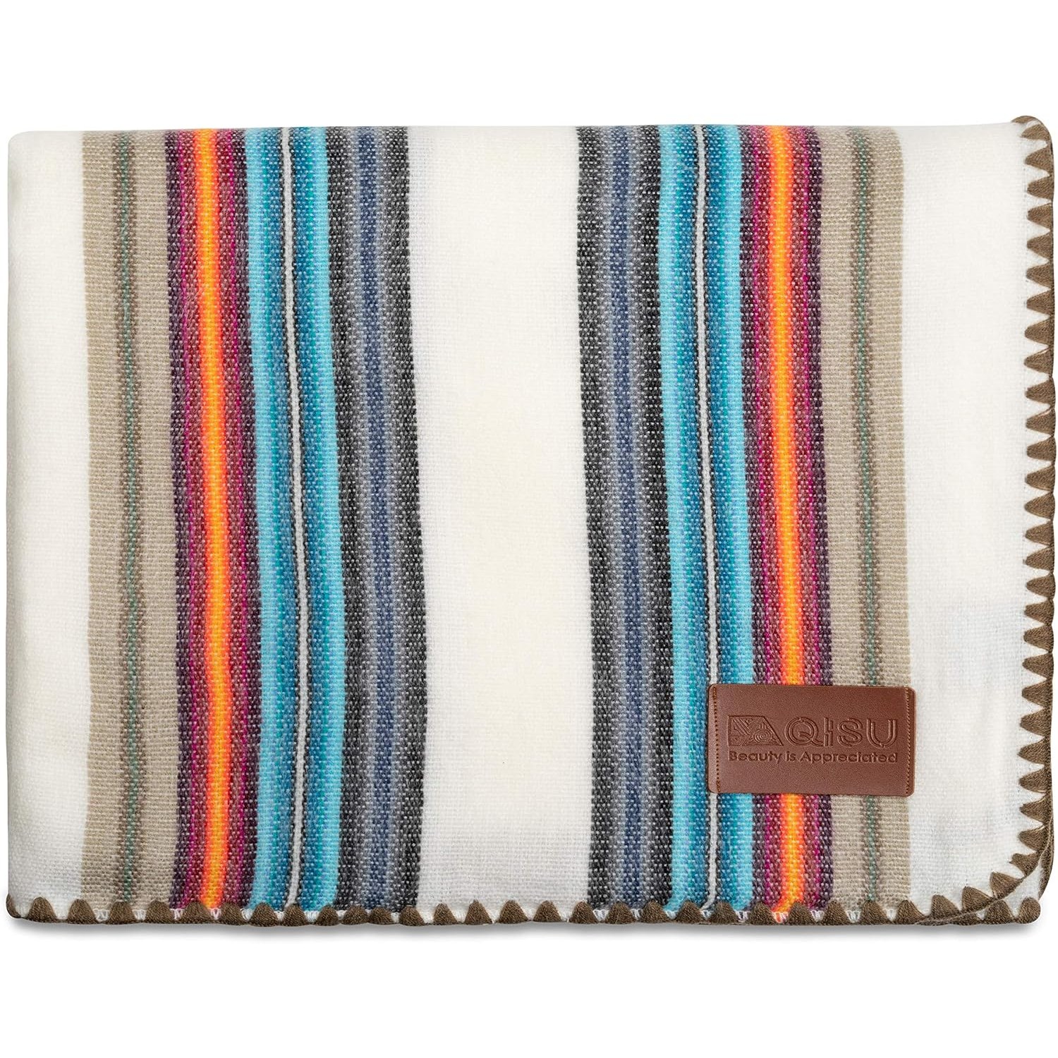 Alpaca Blend Throw Blanket, Handmade in Ecuador, 216 x 165 cm
