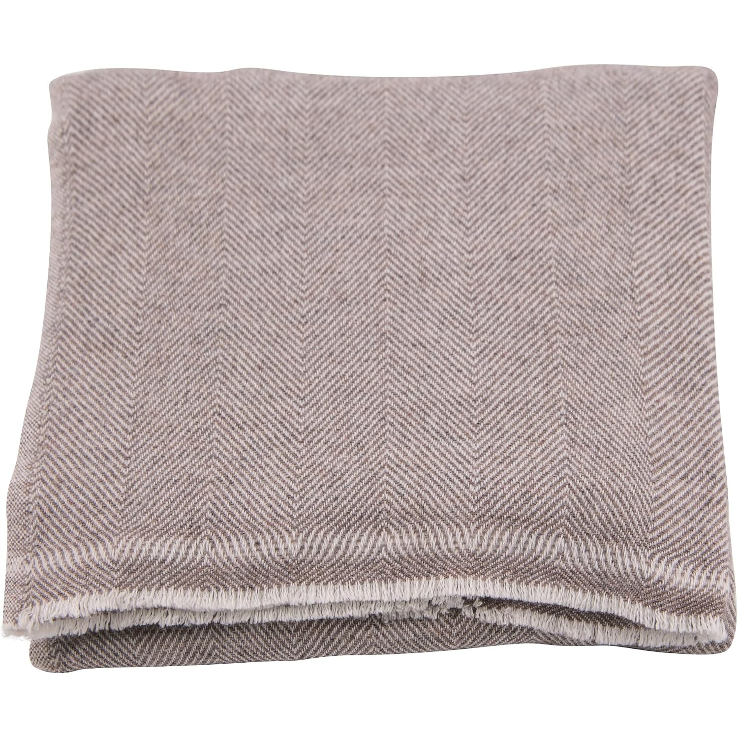 Handwoven Pure Cashmere Throw 135 x 270 cm